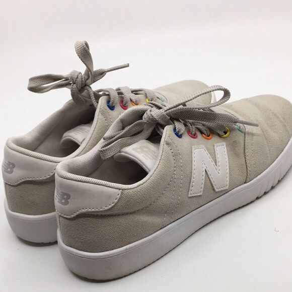 New Balance x Isaac Mizrahi Live Lightweight Tan Canvas Sneakers Women’s 6 1/2 M - Picture 14 of 16